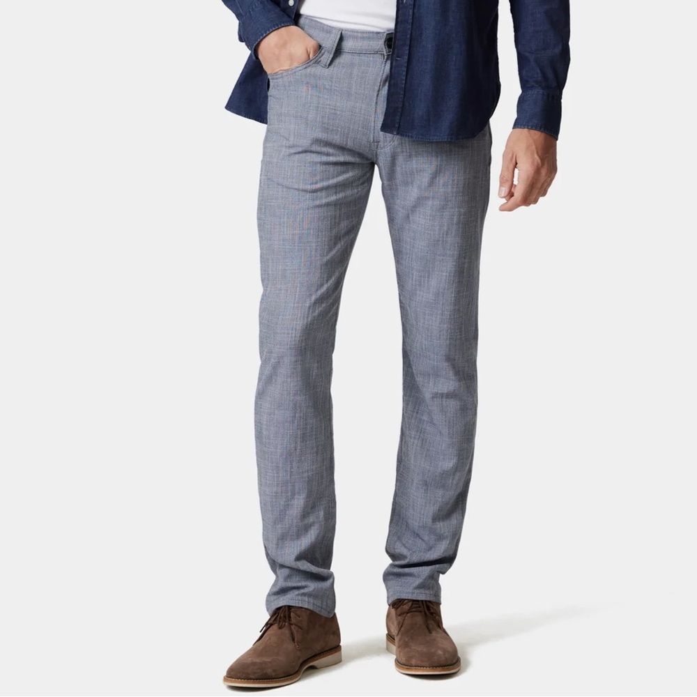 34 Heritage Courage Straight Leg Pants - Grey Cross Twill - 32 x 32 $195 New